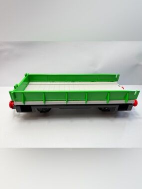 Vintage Playmobil Flat-Car w/Green Sides From Train Set #4021 G-Scale RC READ PL